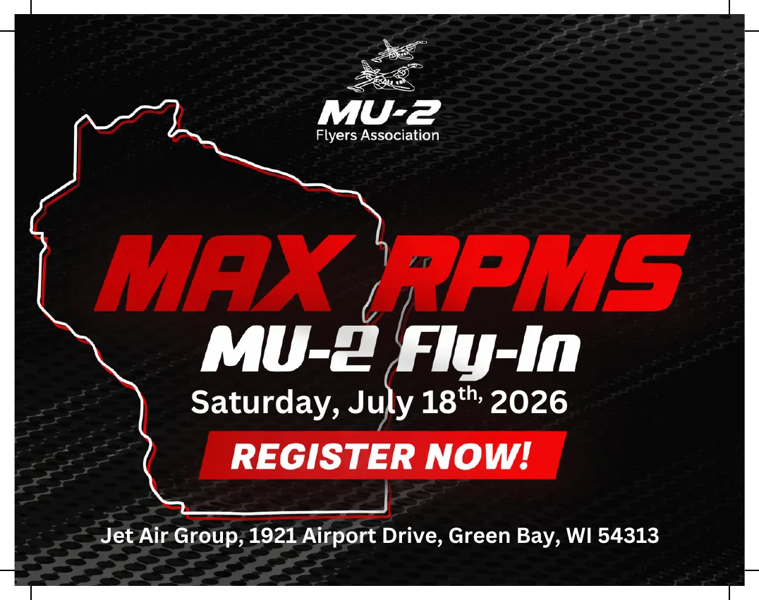Fly-in flyer for Jet Air Group event